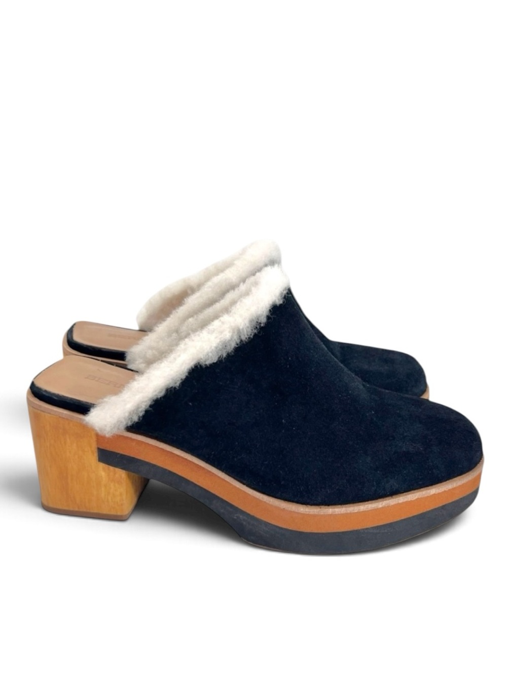Bernardo Sky Clogs, Black Suede,